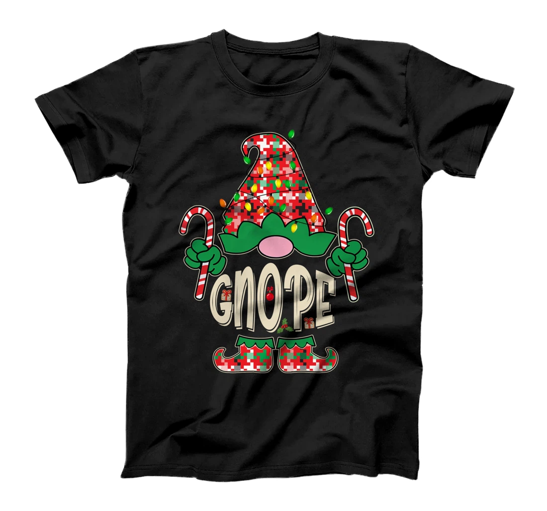 Funny Nope Gnope Tomte Garden Gnome Scandinavian Sweden T-Shirt