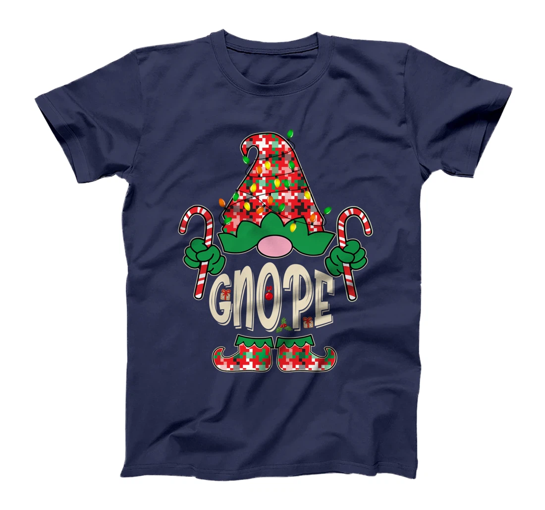 Funny Nope Gnope Tomte Garden Gnome Scandinavian Sweden T-Shirt