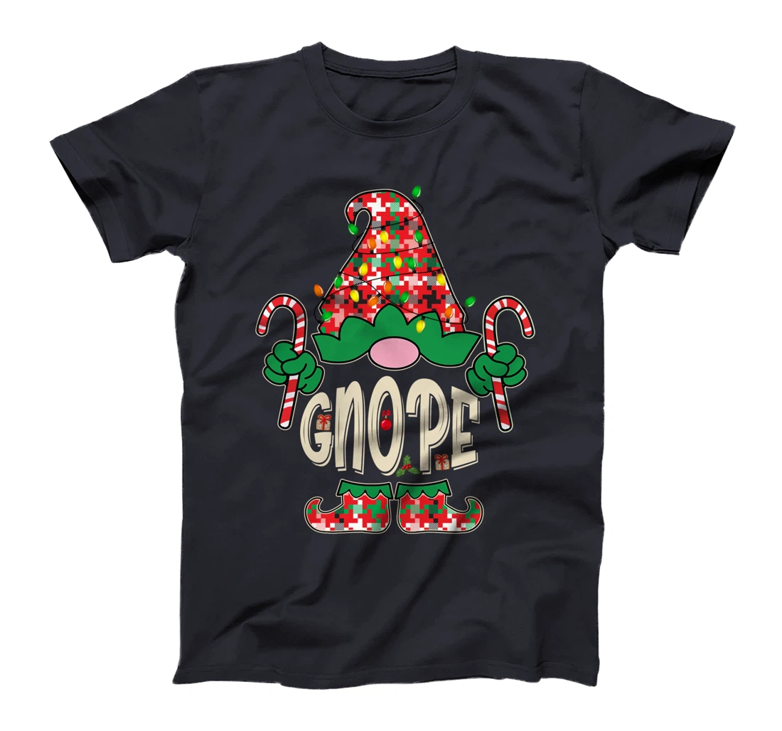 Funny Nope Gnope Tomte Garden Gnome Scandinavian Sweden T-Shirt