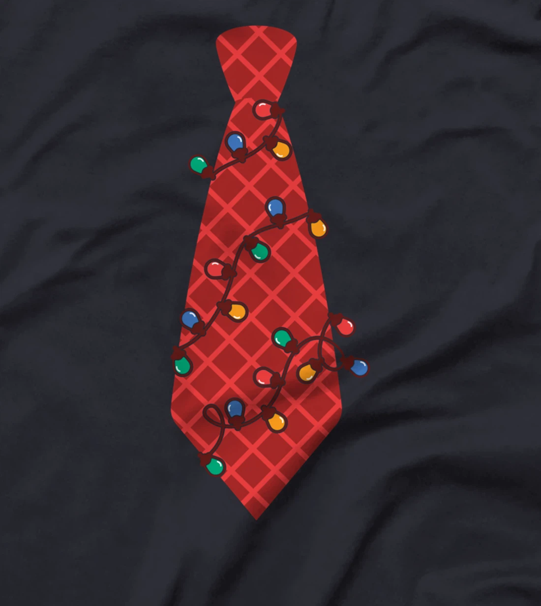 Xmas Christmas Tie Lights Christmassy T-Shirt