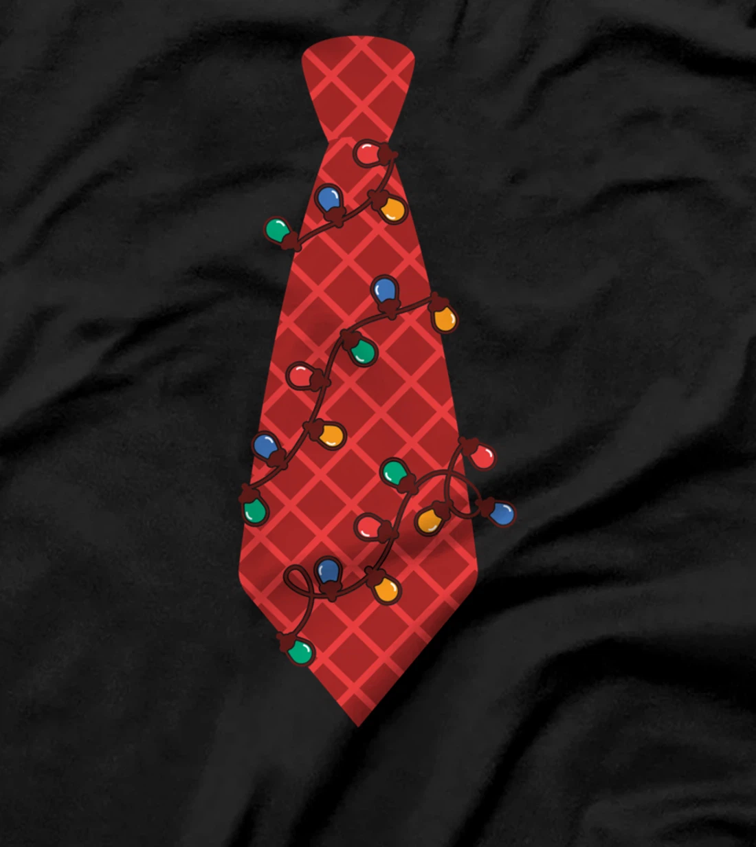 Xmas Christmas Tie Lights Christmassy T-Shirt