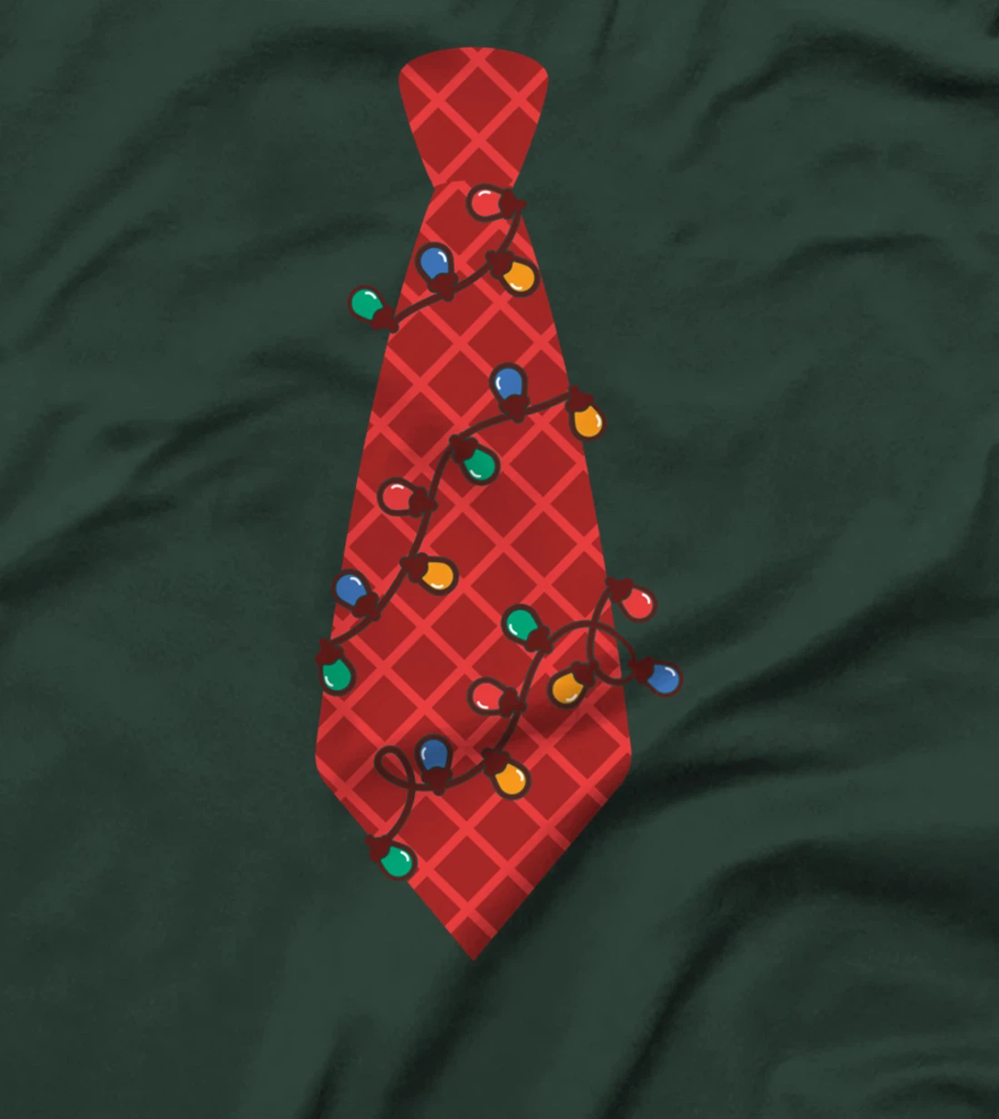 Xmas Christmas Tie Lights Christmassy T-Shirt