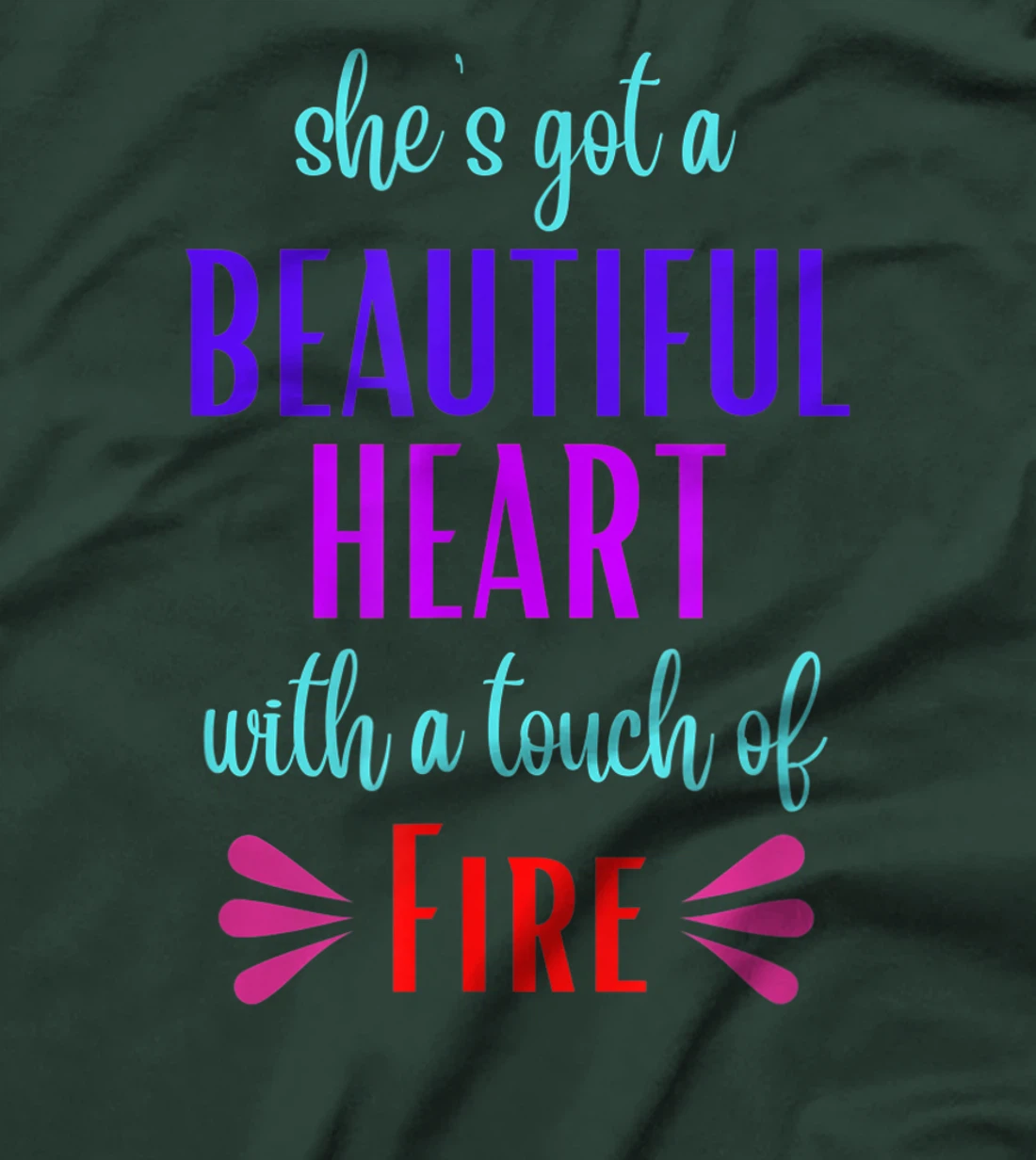 Beautiful Heart Inspirational T-Shirt, Kid T-Shirt and Women T-Shirt