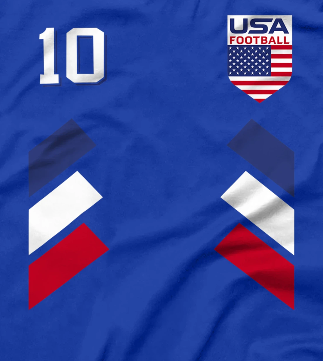 Retro10 American Football USA Soccer USA Flag T-Shirt T-Shirt