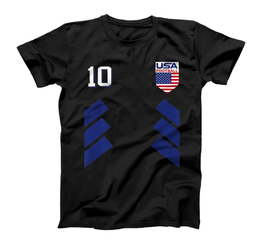 Retro10 American Football USA Soccer USA Flag T-Shirt, Kid T-Shirt and Women T-Shirt