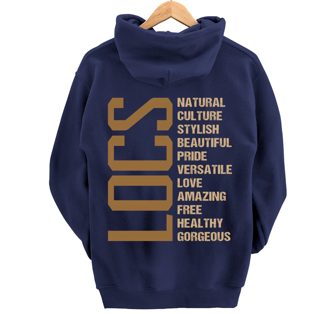 Locs Dreadlocks lovers afro black Loc'd Up Loc'd Definition Pullover Hoodie