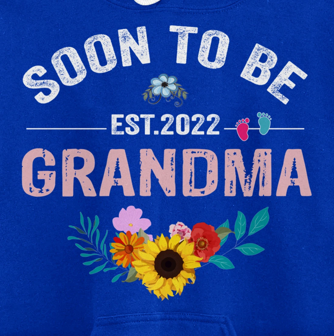 Soon To Be Grandma 2022 Promoted To Grandma Again Pullover Hoodie