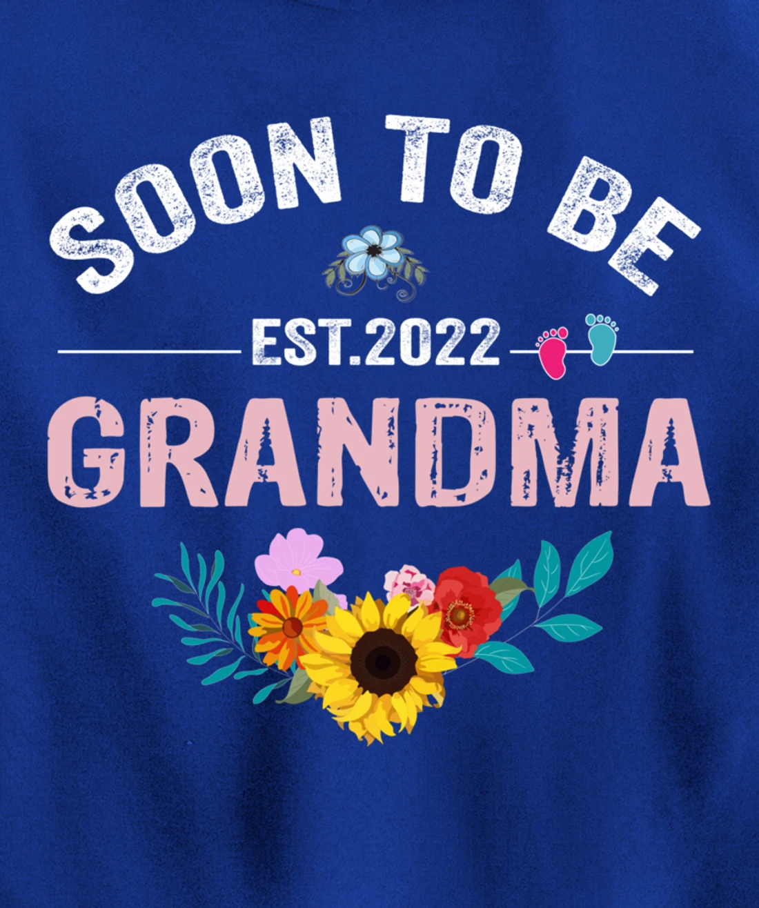 Soon To Be Grandma 2022 Promoted To Grandma Again Pullover Hoodie
