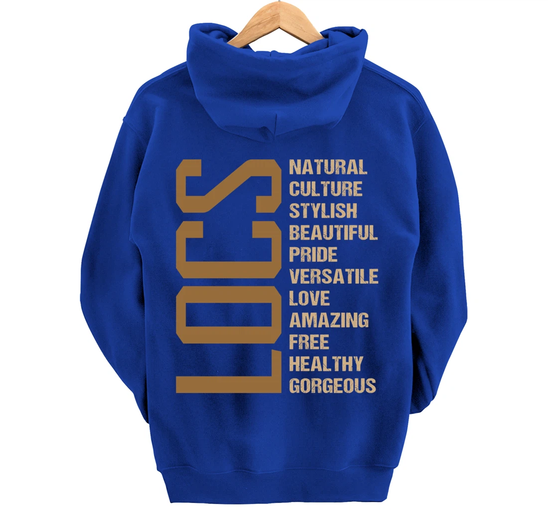 Locs Dreadlocks lovers afro black Loc'd Up Loc'd Definition Pullover Hoodie