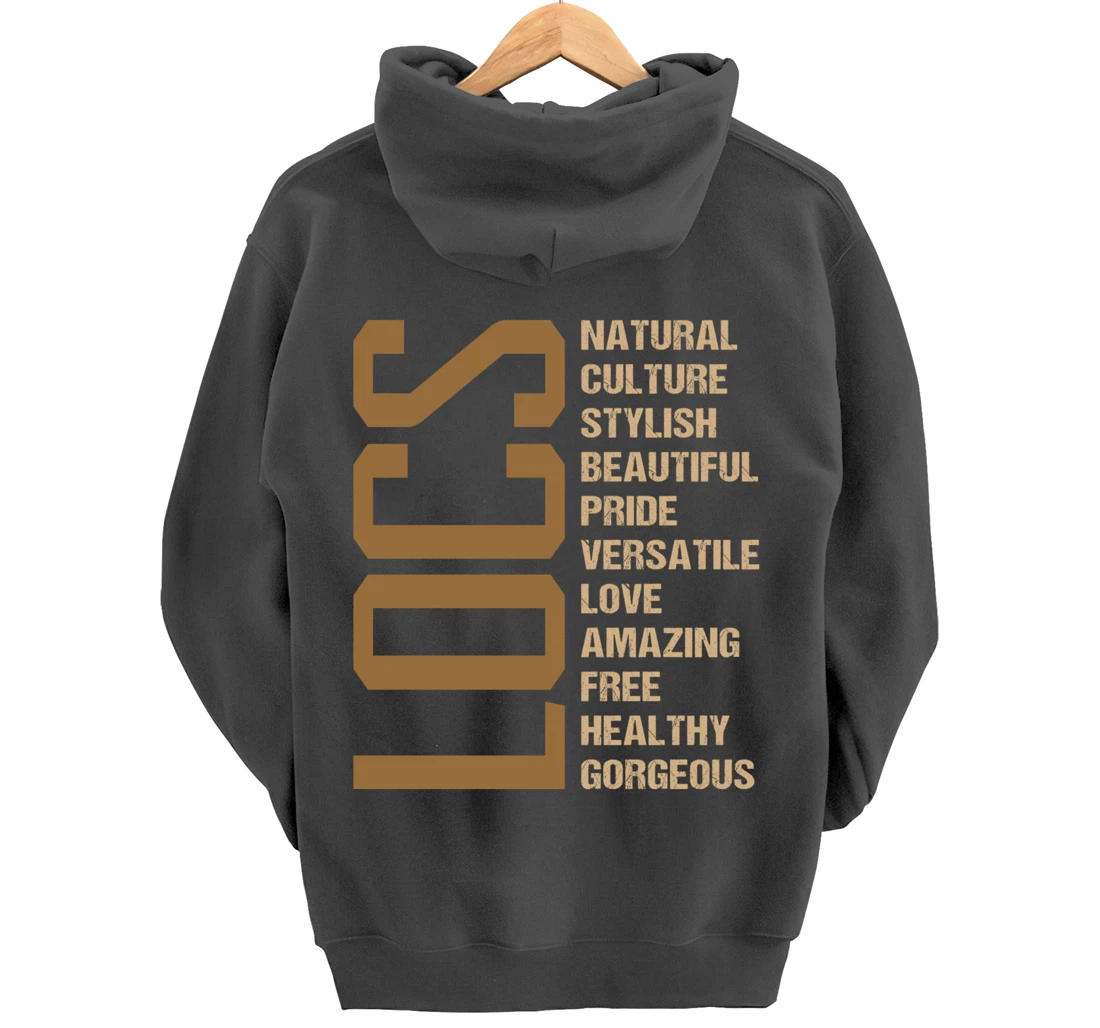 Locs Dreadlocks lovers afro black Loc'd Up Loc'd Definition Pullover Hoodie