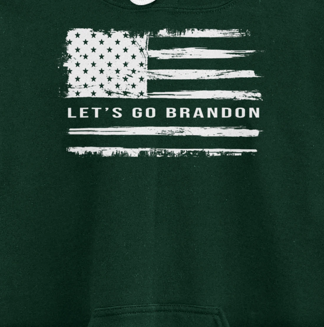 Let's go Brandon American Flag Meme Funny Gift Novelty Pullover Hoodie
