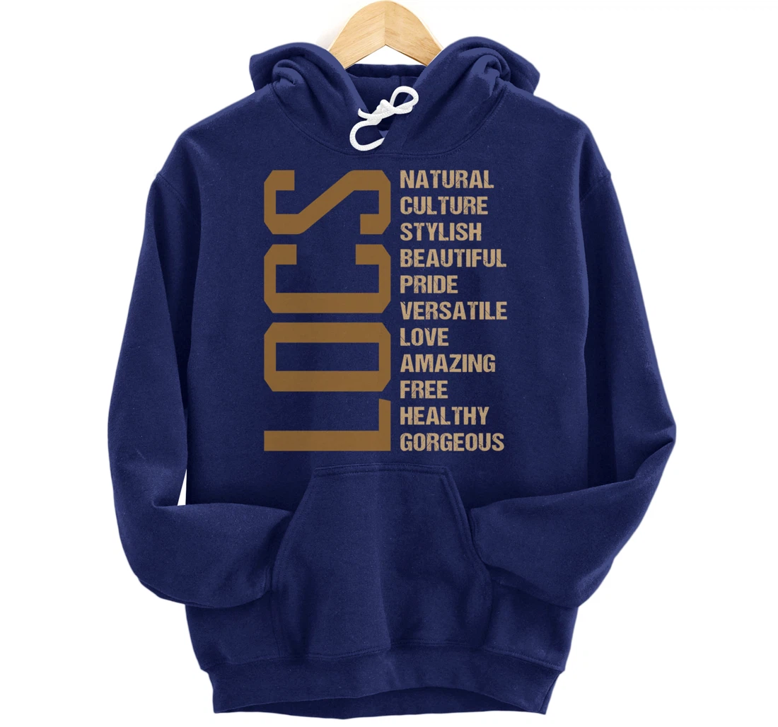 Locs Dreadlocks lovers afro black Loc'd Up Loc'd Definition Pullover Hoodie