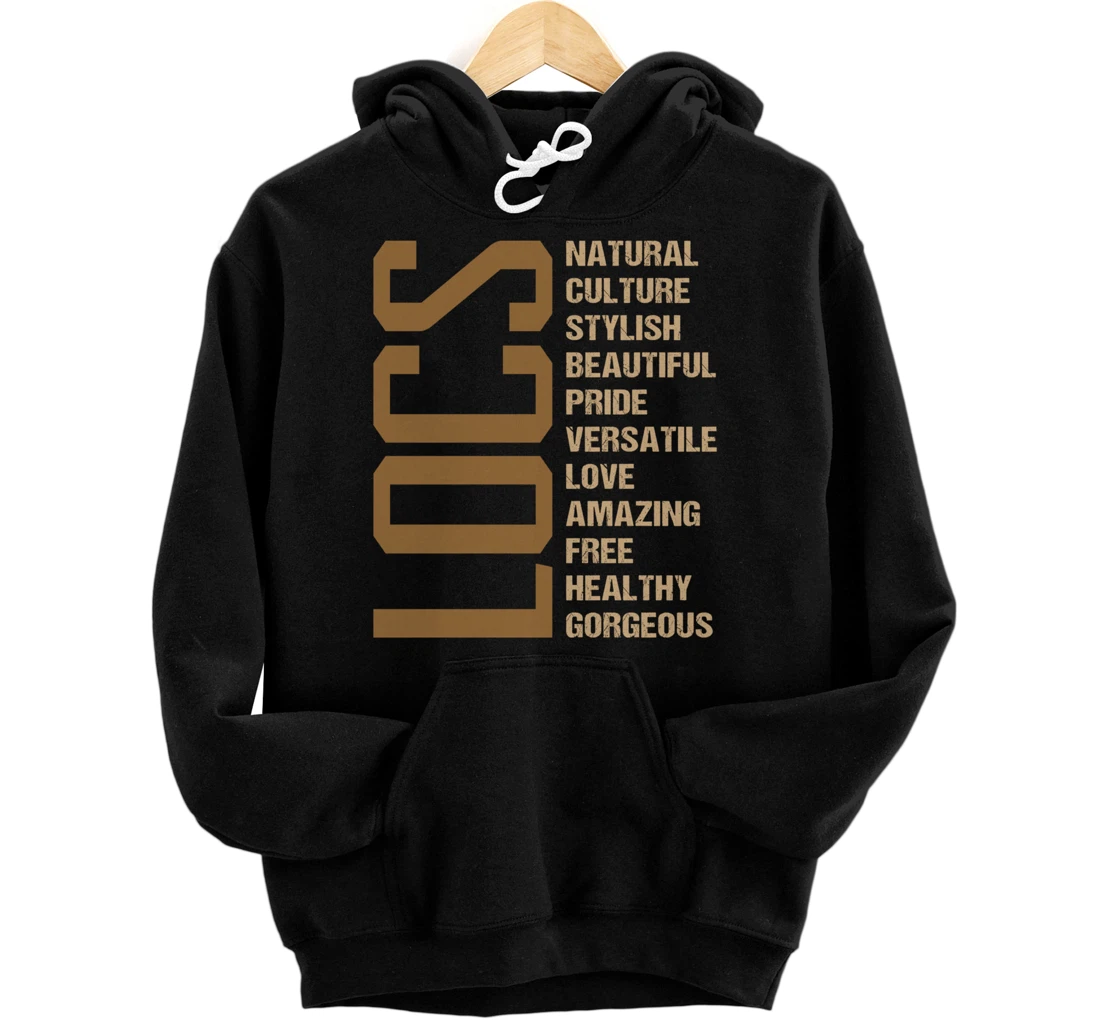 Locs Dreadlocks lovers afro black Loc'd Up Loc'd Definition Pullover Hoodie