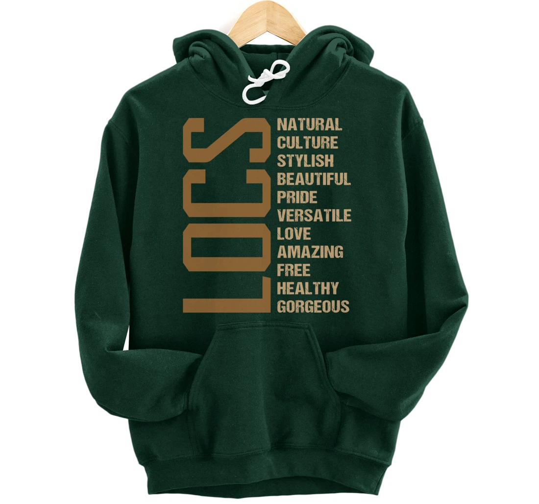 Locs Dreadlocks lovers afro black Loc'd Up Loc'd Definition Pullover Hoodie