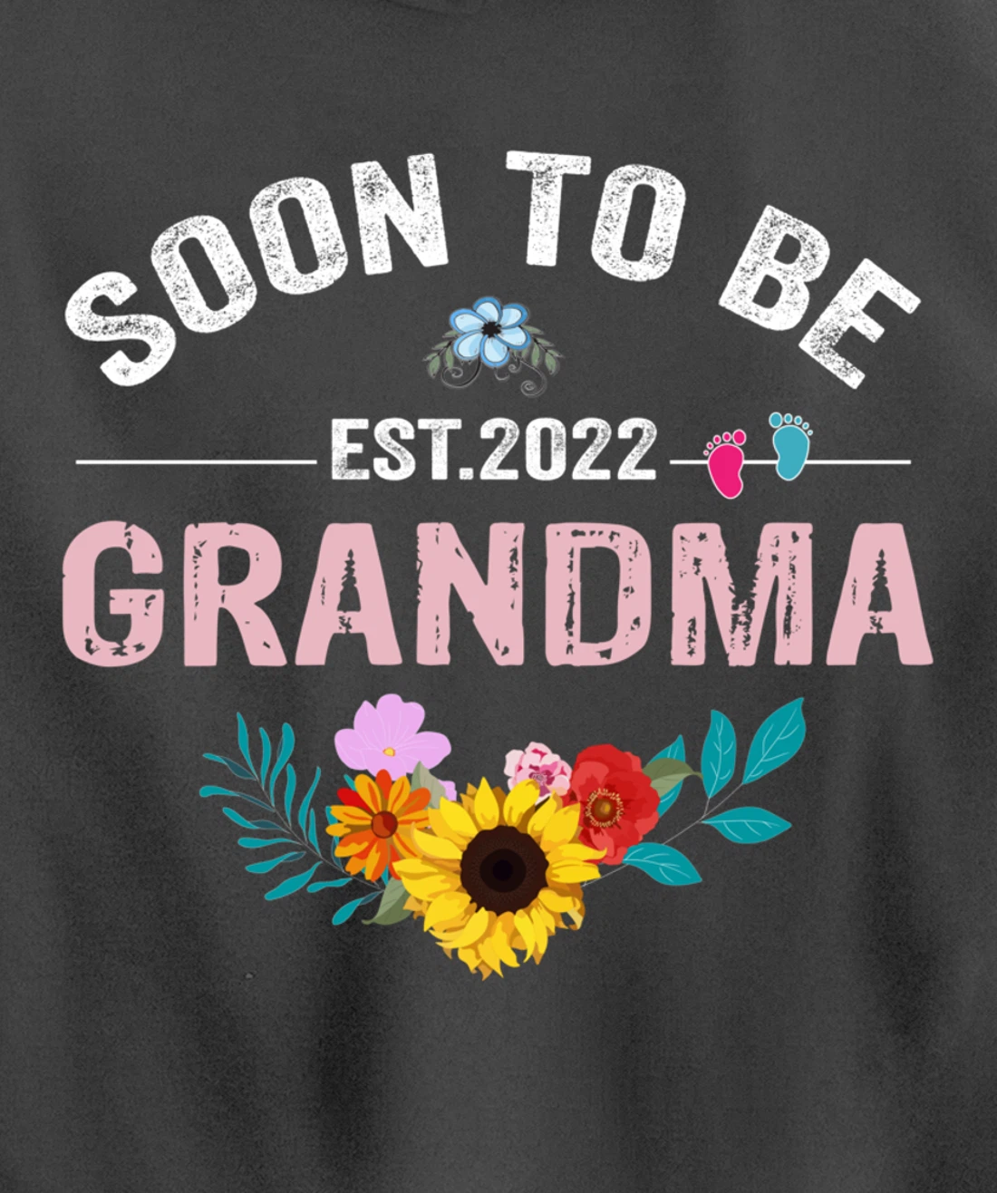 Soon To Be Grandma 2022 Promoted To Grandma Again Pullover Hoodie