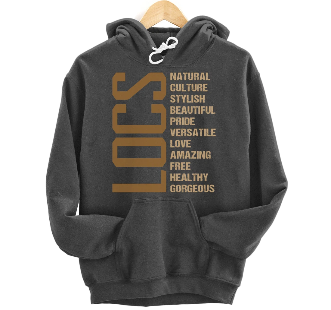 Locs Dreadlocks lovers afro black Loc'd Up Loc'd Definition Pullover Hoodie