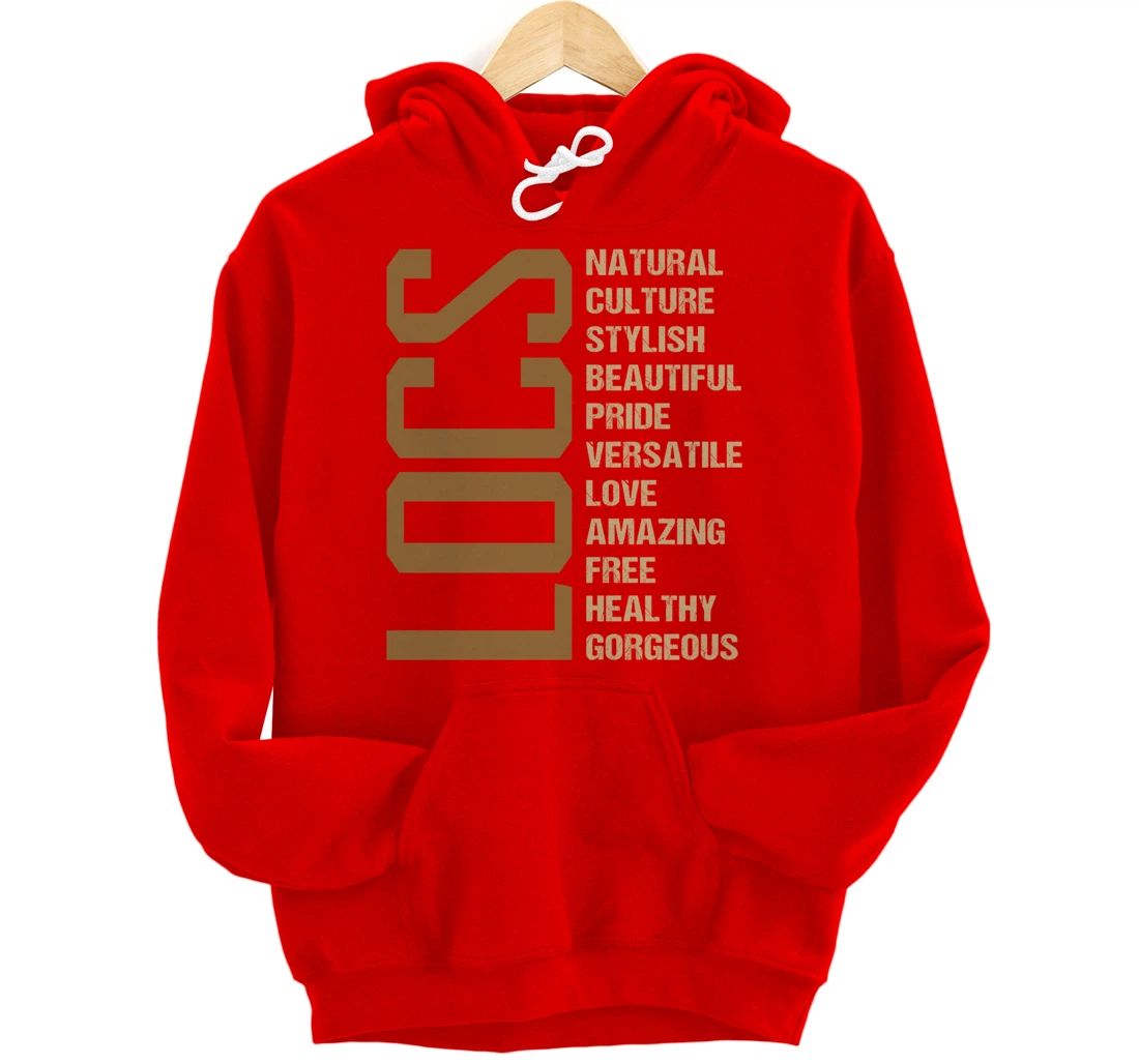 Locs Dreadlocks lovers afro black Loc'd Up Loc'd Definition Pullover Hoodie