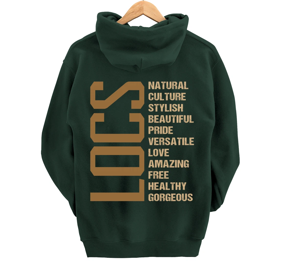 Locs Dreadlocks lovers afro black Loc'd Up Loc'd Definition Pullover Hoodie
