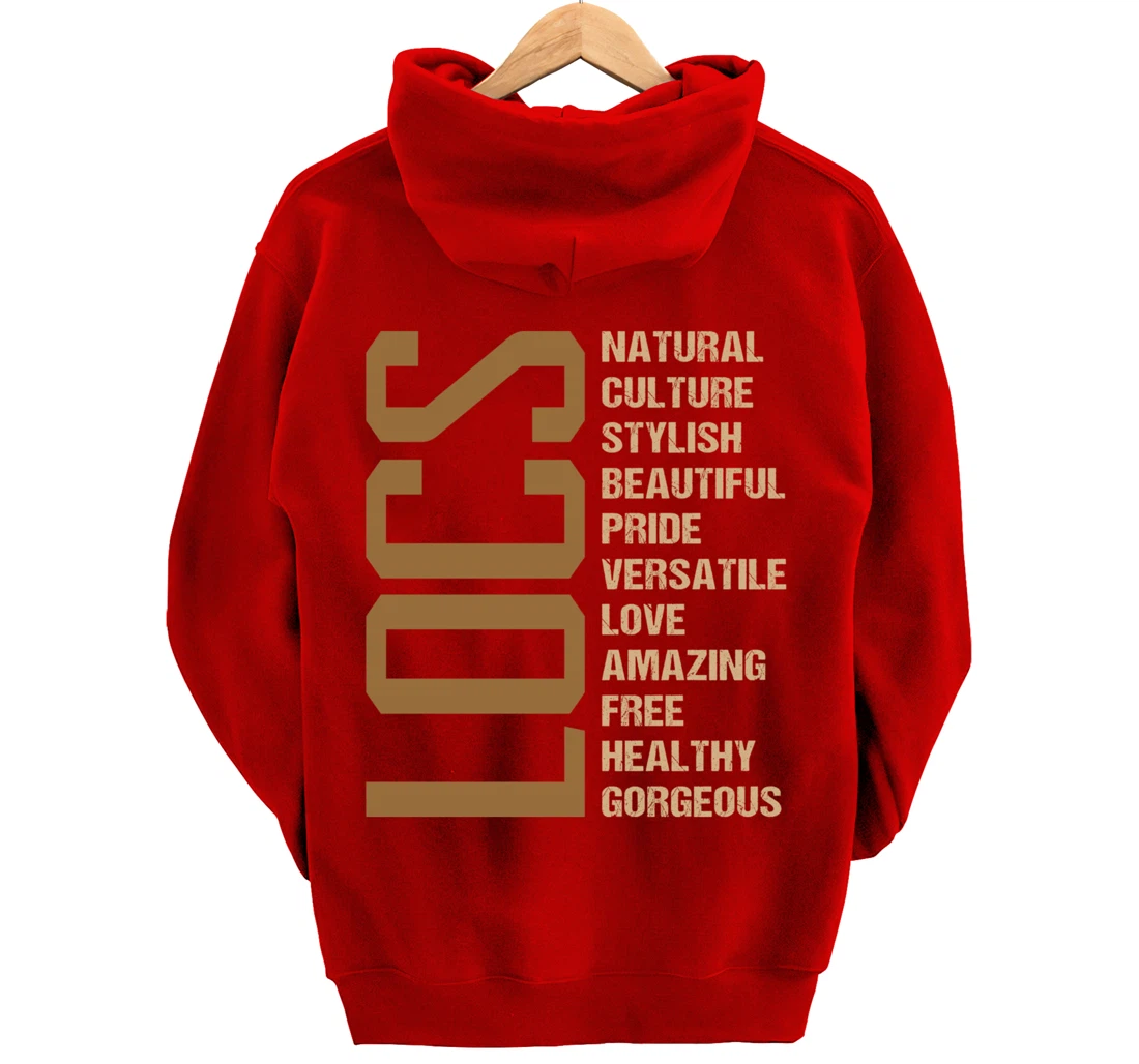 Locs Dreadlocks lovers afro black Loc'd Up Loc'd Definition Pullover Hoodie