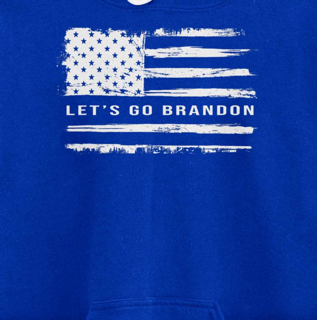 Let's go Brandon American Flag Meme Funny Gift Novelty Pullover Hoodie