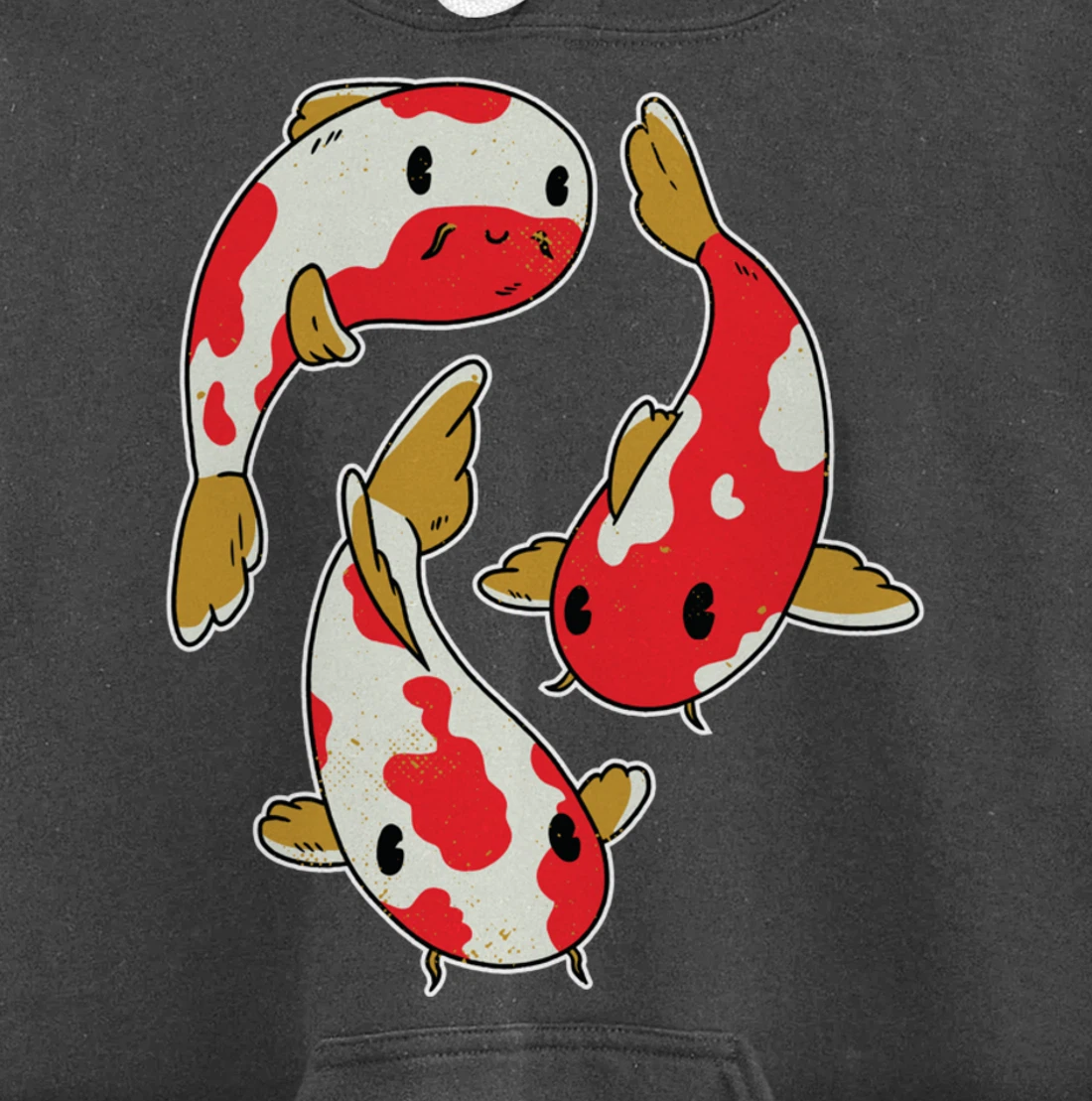 Fun Koi Fishing Carp Rainbow Colour Design Pullover Hoodie