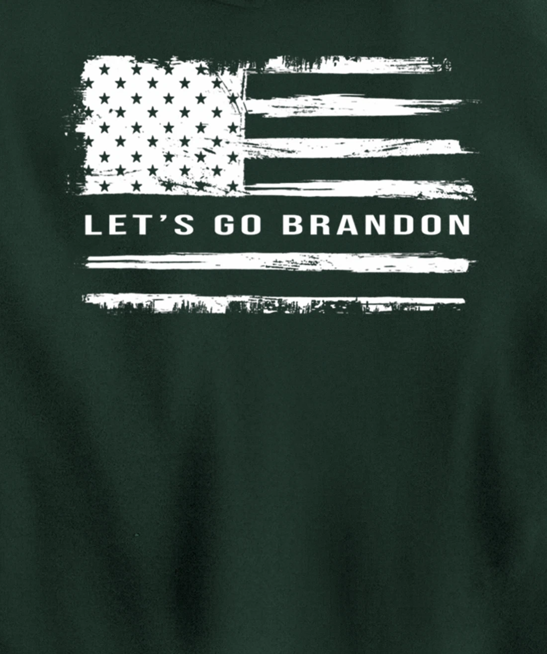 Let's go Brandon American Flag Meme Funny Gift Novelty Pullover Hoodie