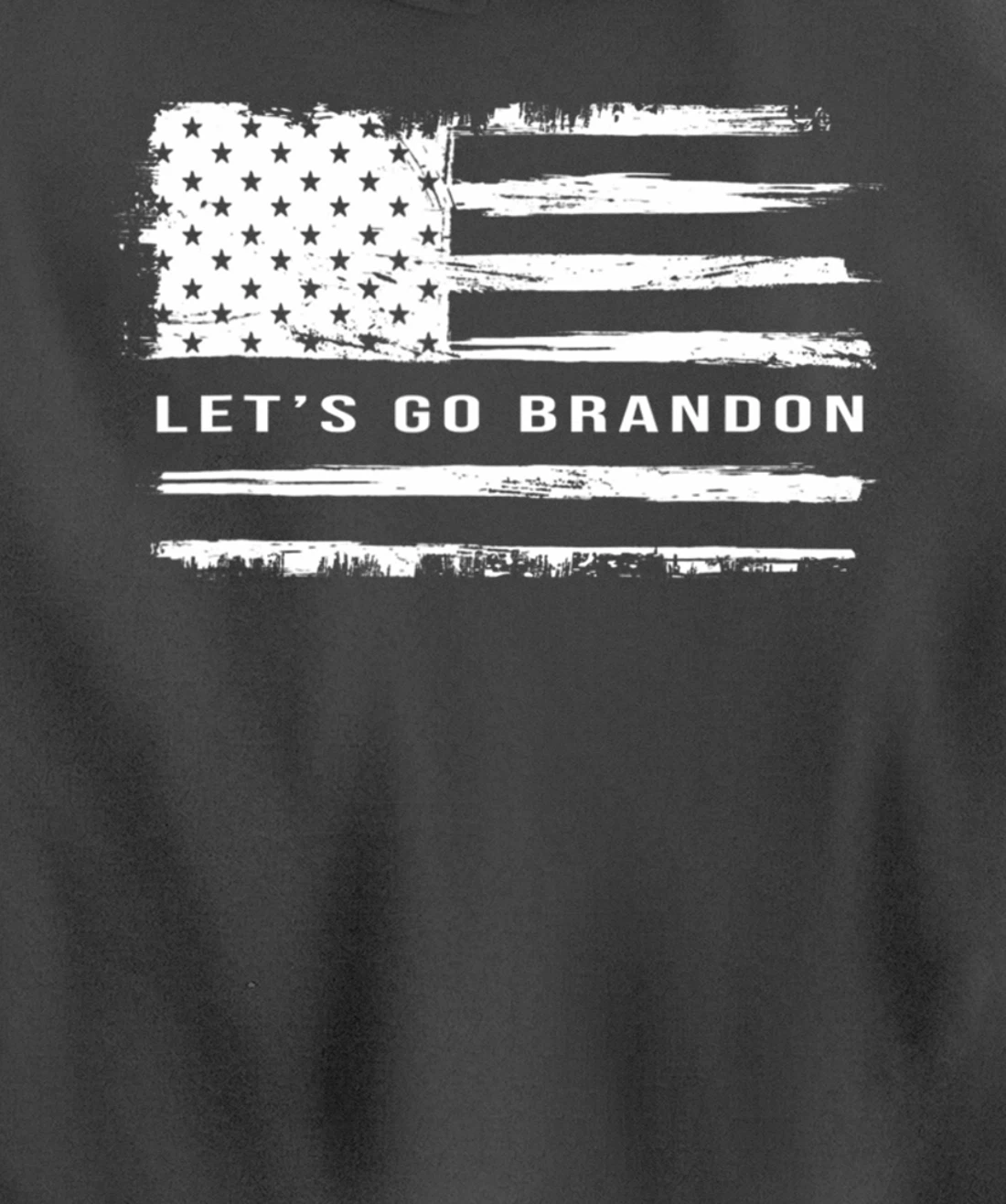 Let's go Brandon American Flag Meme Funny Gift Novelty Pullover Hoodie