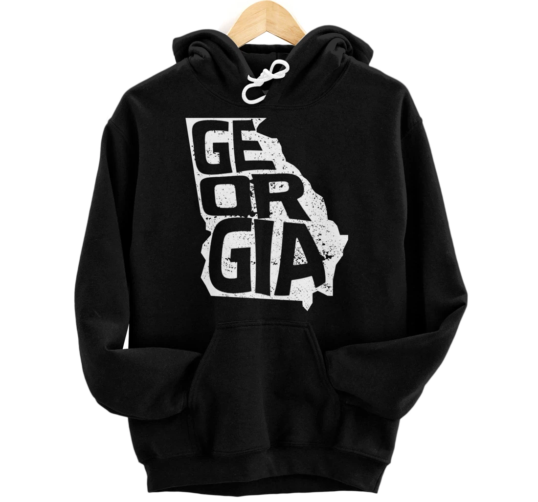Vintage Georgia Football Game Day Pullover Hoodie