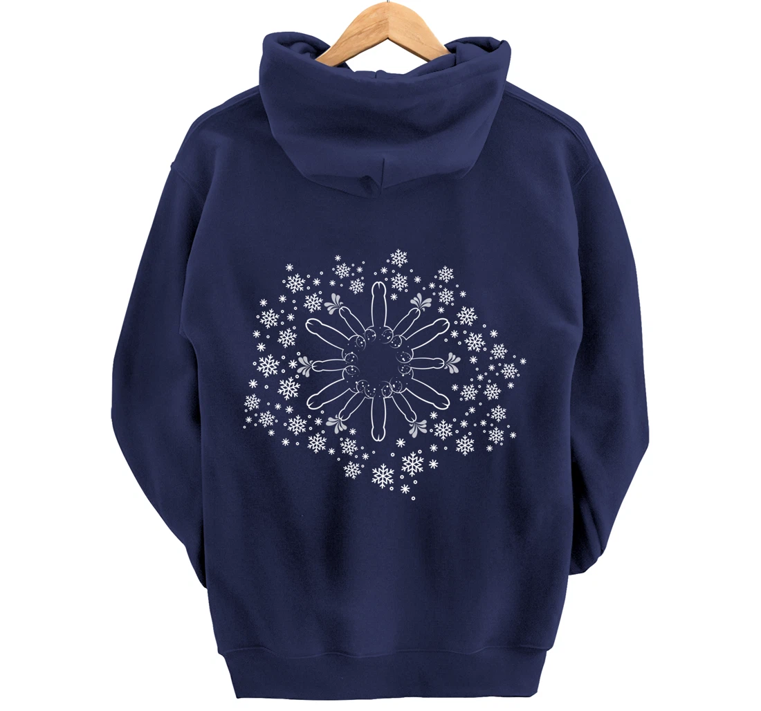 Snow Willies for when there is a hard frost Willy Snowflake Pullover Hoodie
