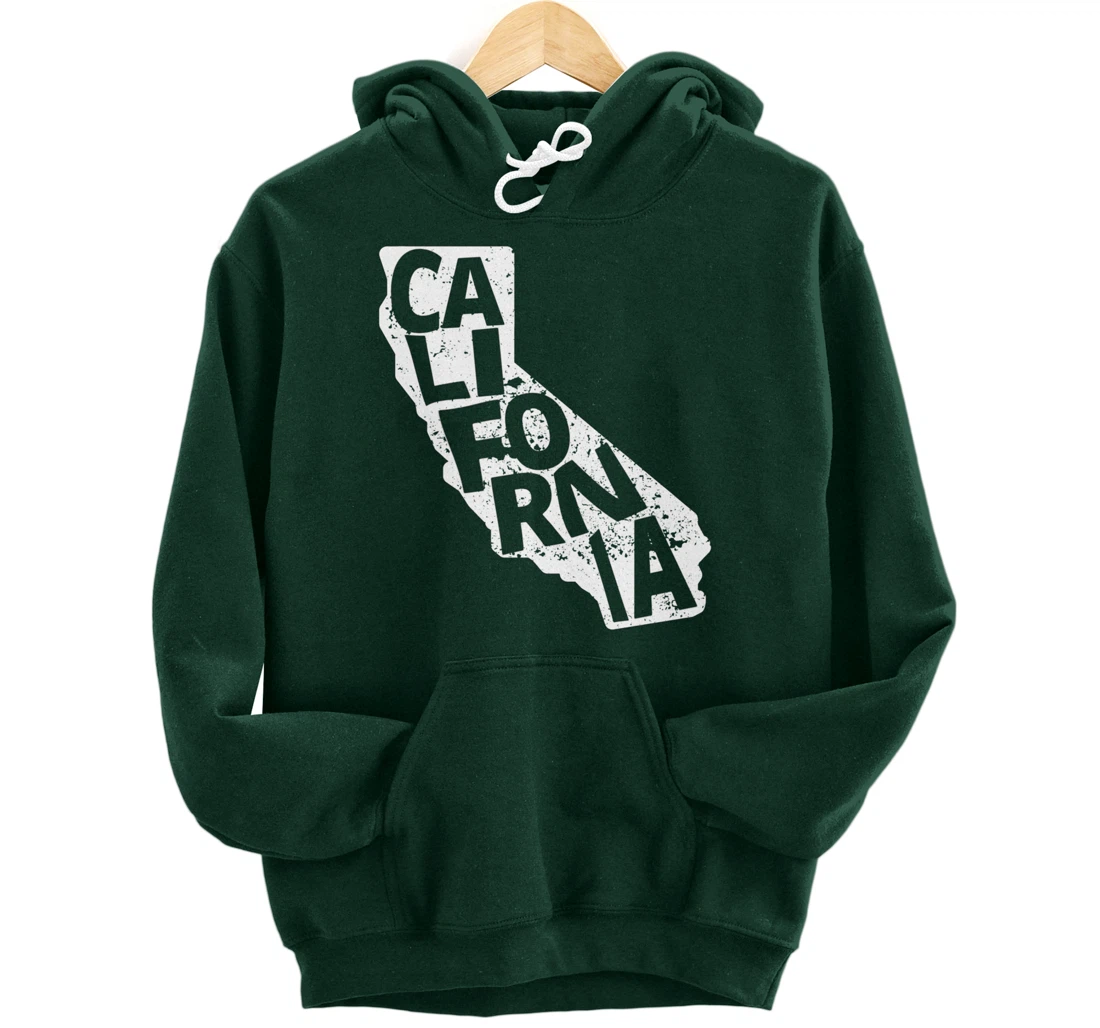 Vintage California Football Game Day Pullover Hoodie