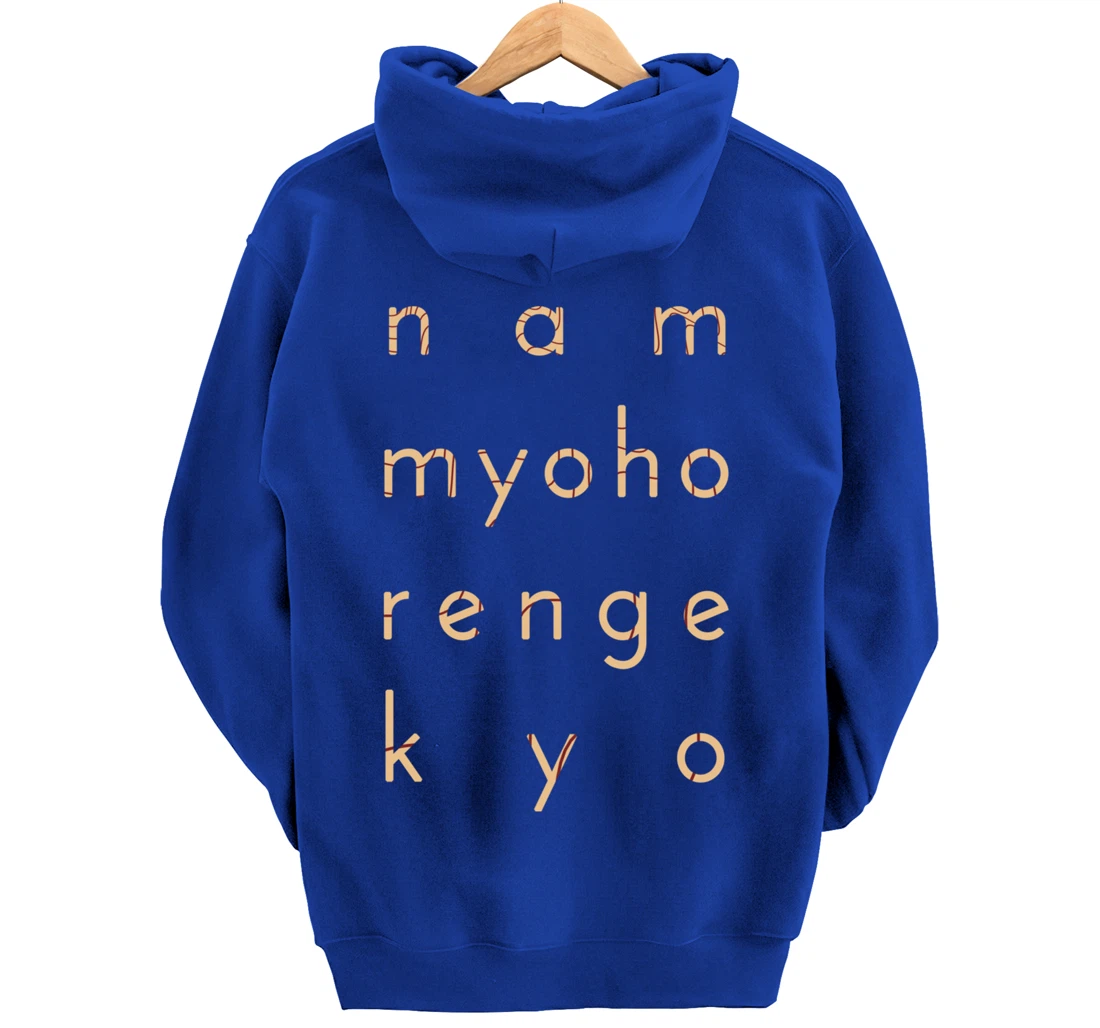Nichiren Buddhism Nam Myoho Renge Kyo Buddhist 8 Pullover Hoodie