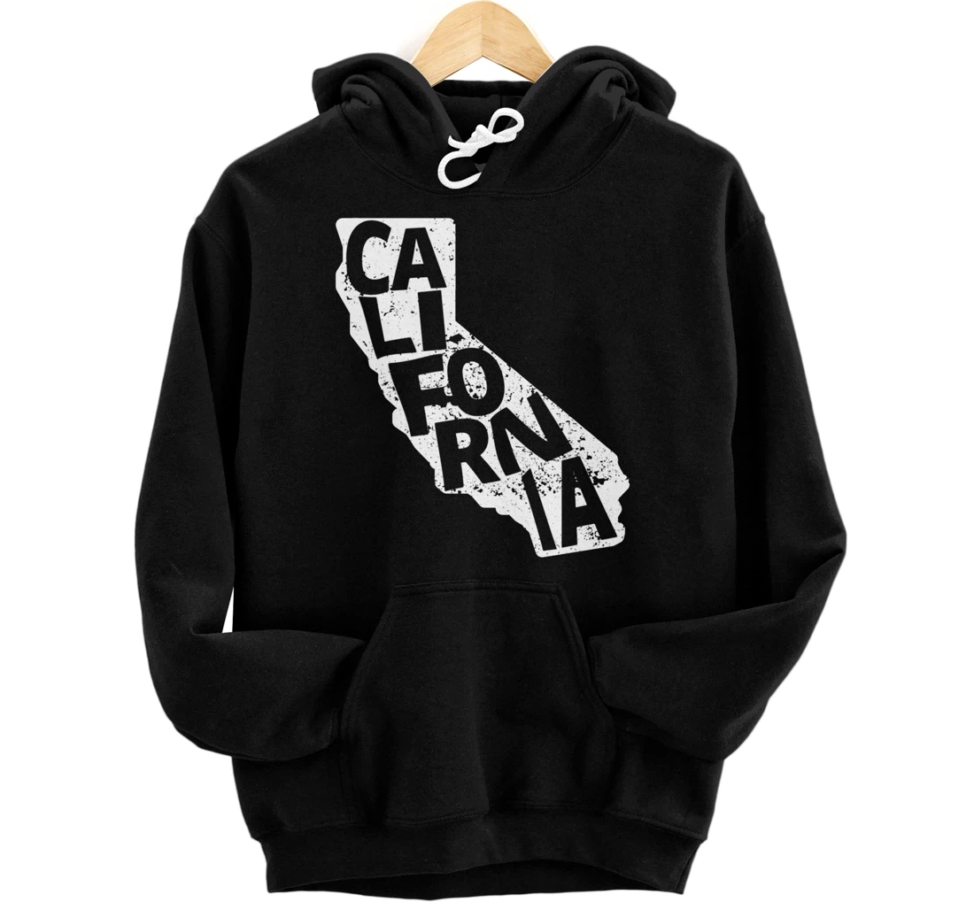Vintage California Football Game Day Pullover Hoodie