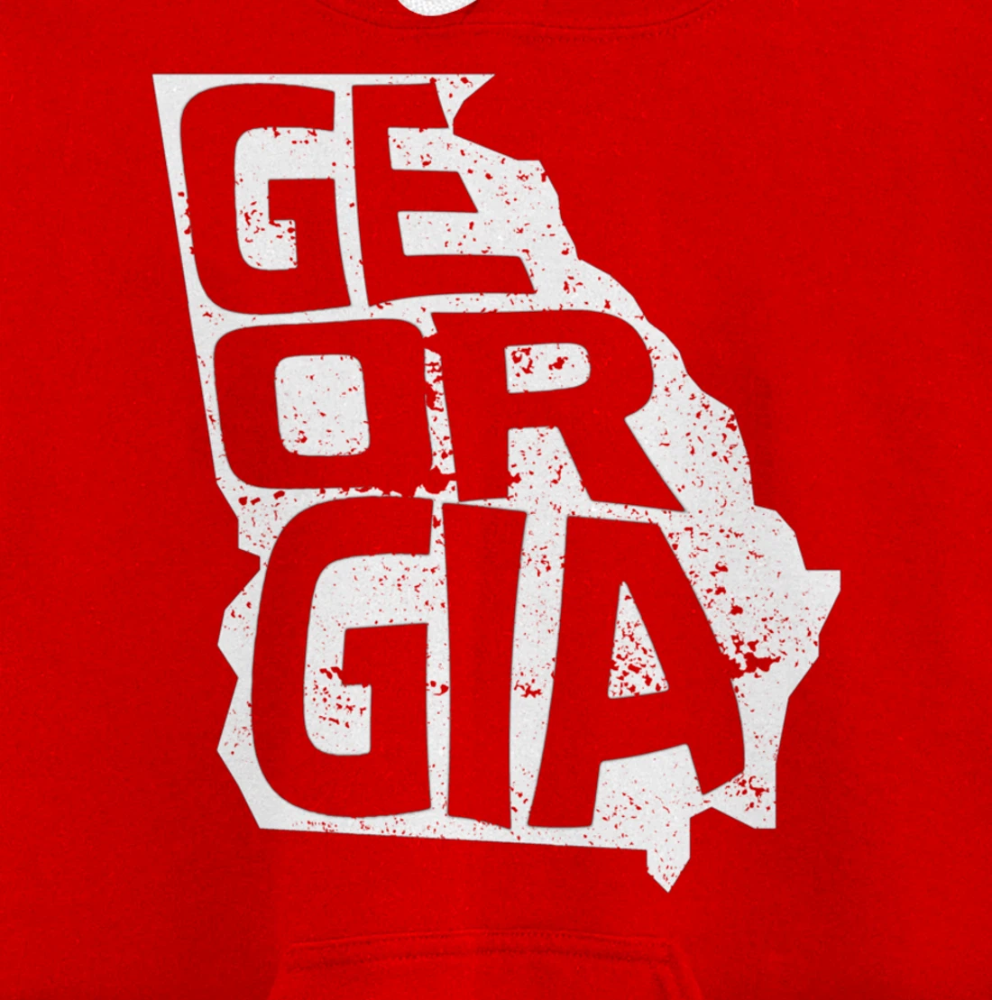 Vintage Georgia Football Game Day Pullover Hoodie