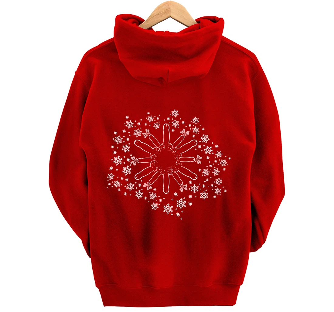 Snow Willies for when there is a hard frost Willy Snowflake Pullover Hoodie
