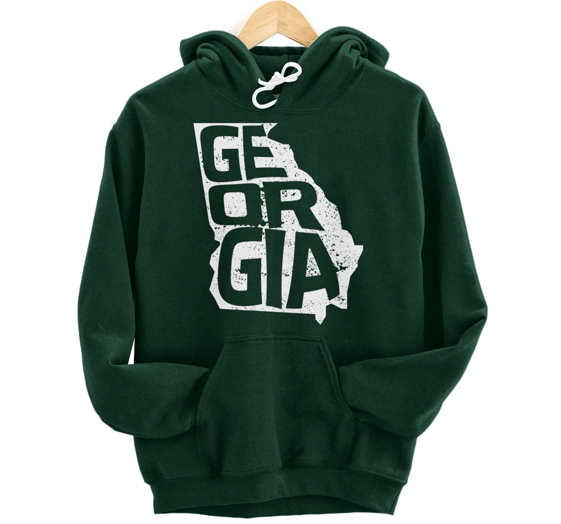 Vintage Georgia Football Game Day Pullover Hoodie