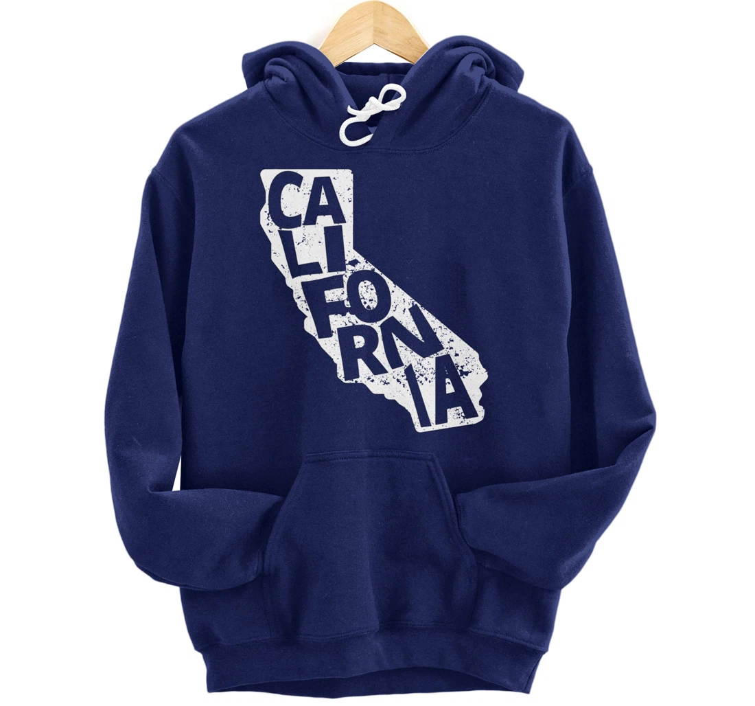 Vintage California Football Game Day Pullover Hoodie