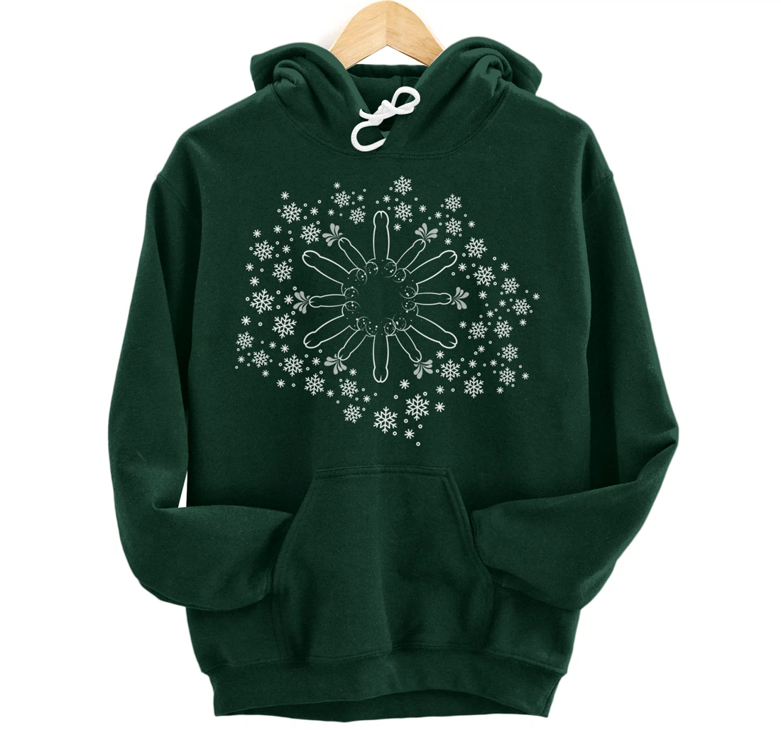Snow Willies for when there is a hard frost Willy Snowflake Pullover Hoodie
