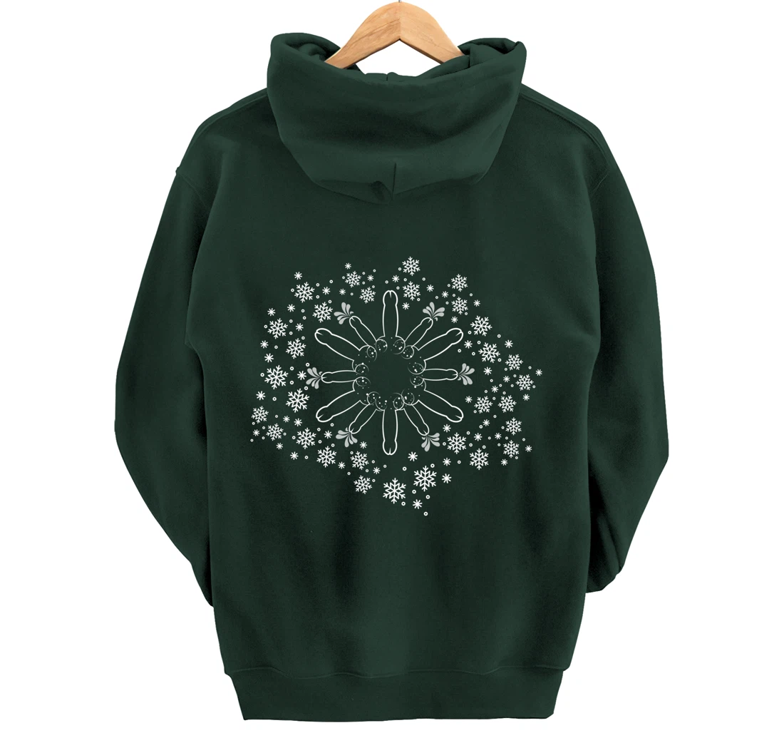 Snow Willies for when there is a hard frost Willy Snowflake Pullover Hoodie