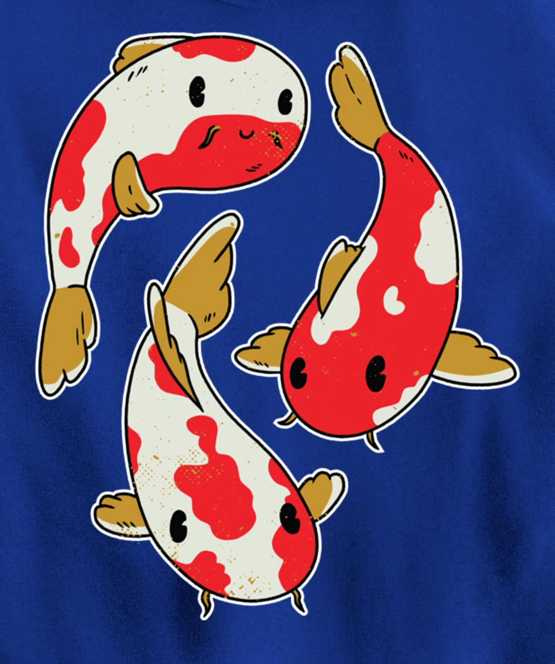 Fun Koi Fishing Carp Rainbow Colour Design Pullover Hoodie