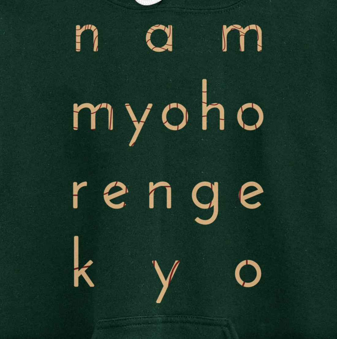 Nichiren Buddhism Nam Myoho Renge Kyo Buddhist 8 Pullover Hoodie
