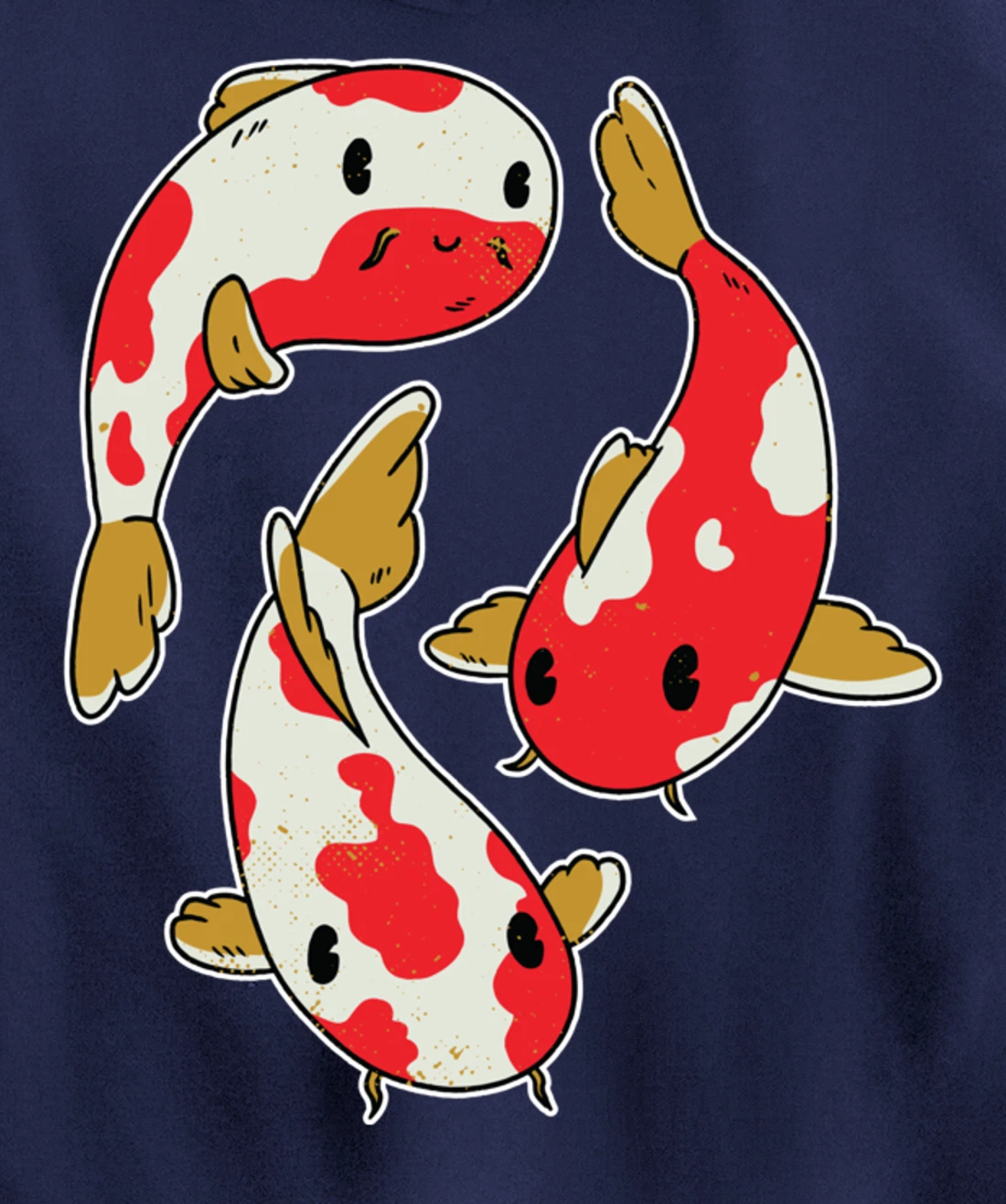 Fun Koi Fishing Carp Rainbow Colour Design Pullover Hoodie