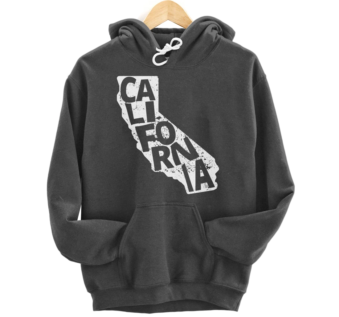 Vintage California Football Game Day Pullover Hoodie