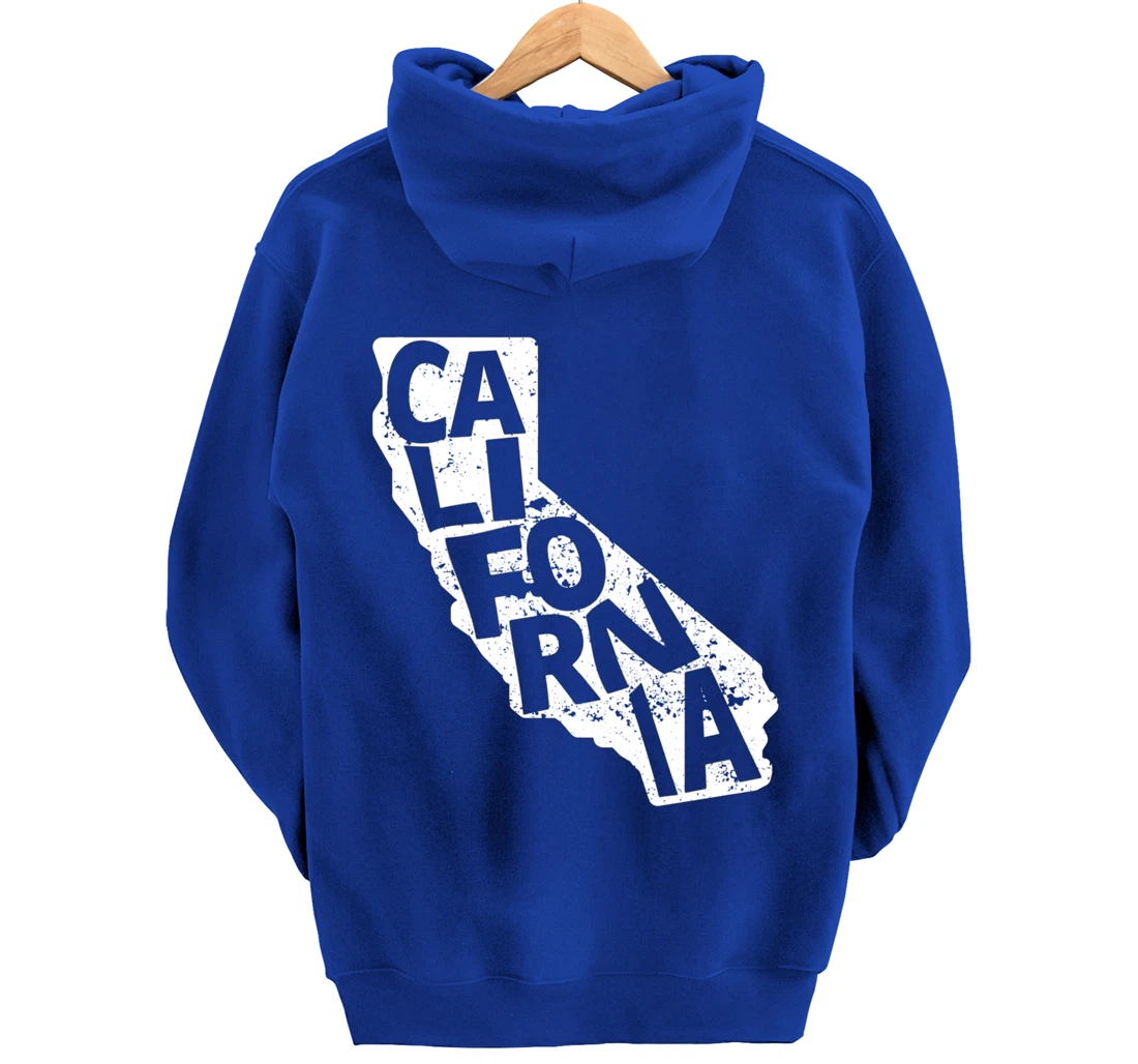 Vintage California Football Game Day Pullover Hoodie