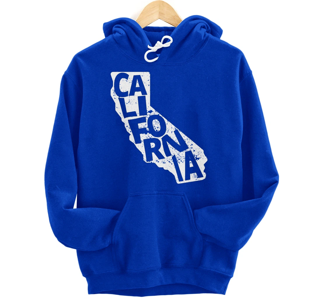 Vintage California Football Game Day Pullover Hoodie