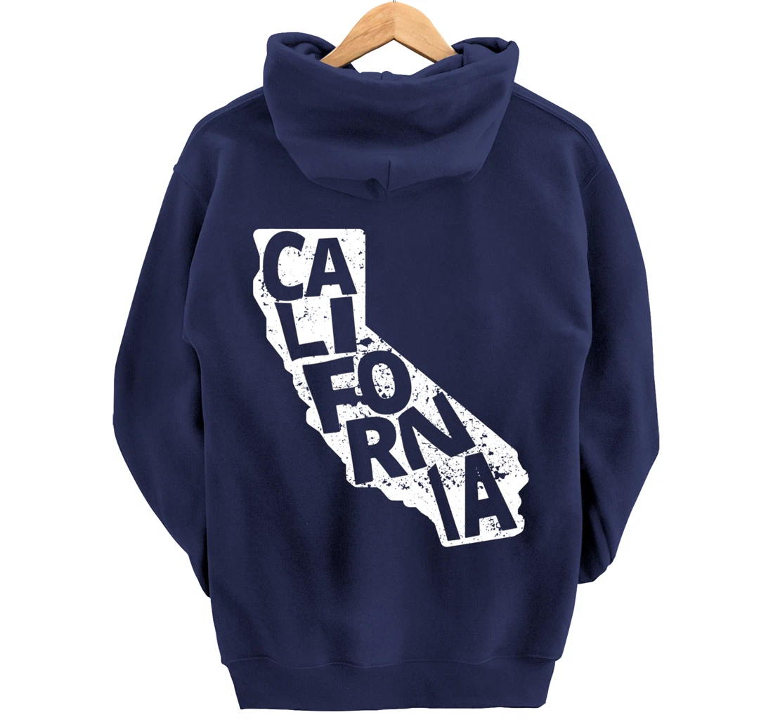 Vintage California Football Game Day Pullover Hoodie
