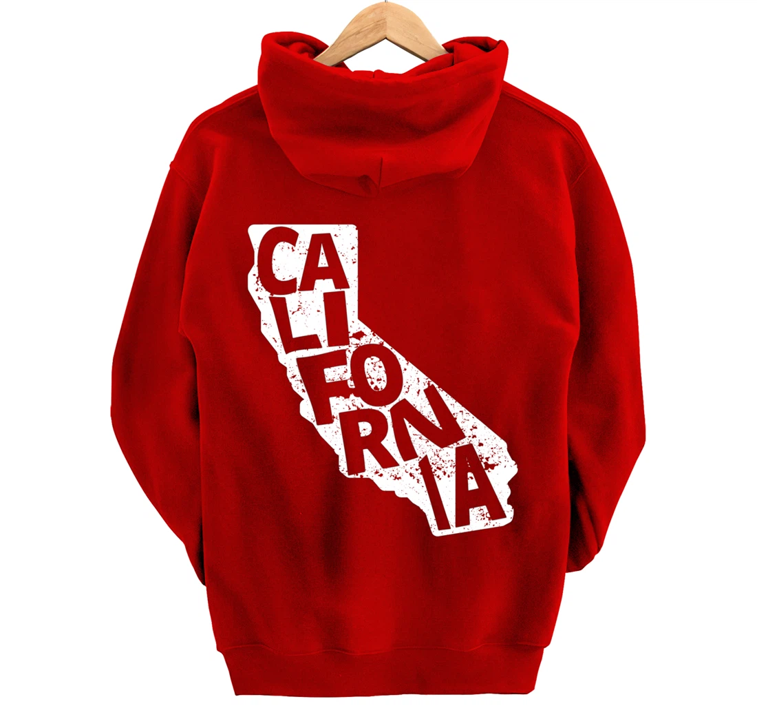 Vintage California Football Game Day Pullover Hoodie
