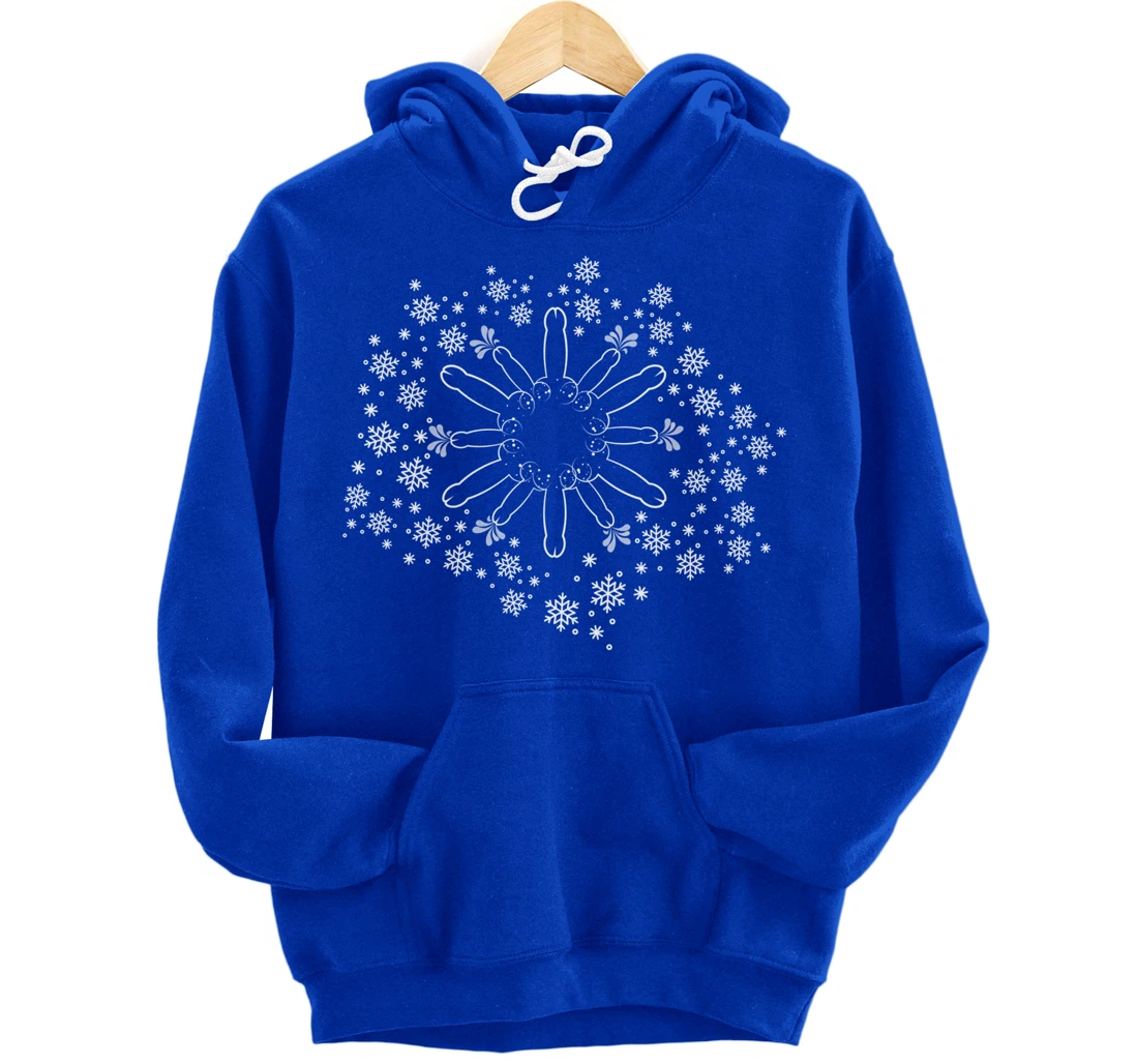 Snow Willies for when there is a hard frost Willy Snowflake Pullover Hoodie