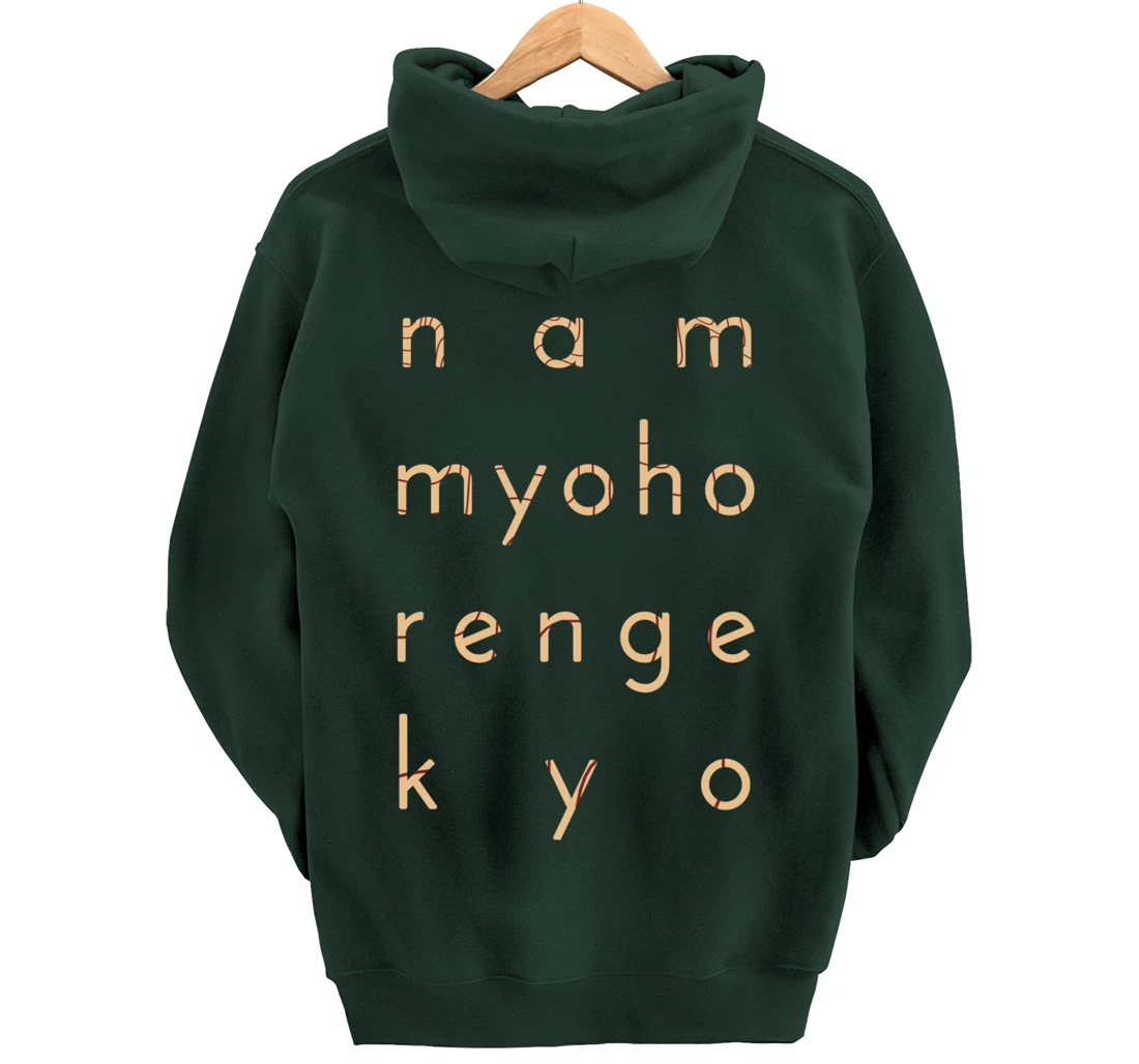 Nichiren Buddhism Nam Myoho Renge Kyo Buddhist 8 Pullover Hoodie