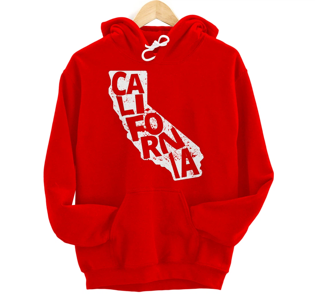 Vintage California Football Game Day Pullover Hoodie
