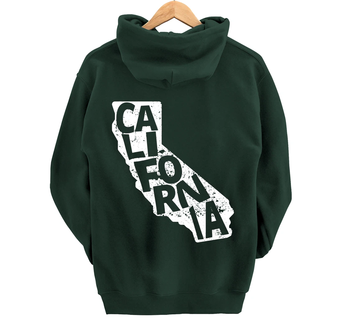 Vintage California Football Game Day Pullover Hoodie